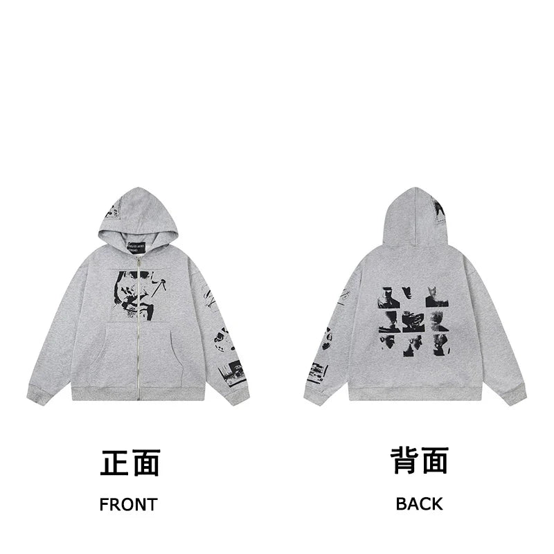 Erd hooded sweatshirt melancholic rich second-generation versatile loose hoodie trendy ins autumn/winter 2025 new European and American fashion brand (37)