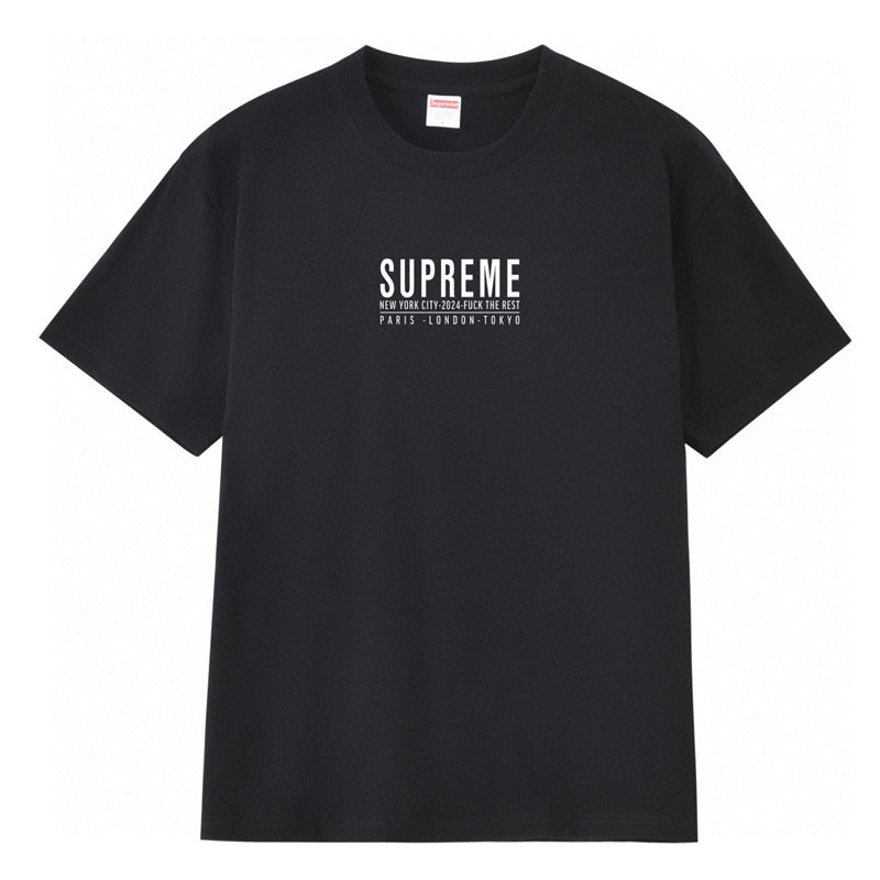 Cross border supply, foreign trade wholesale, trendy brand Supreme, short sleeved American BOX, classic 240g top, T-shirt with half sleeves, 10 (32)