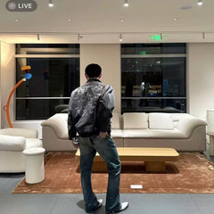 2024 autumn trend mid waist washed party pants jeans straight leg distressed corduroy style