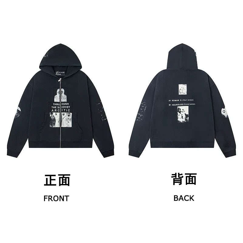 Erd hooded sweatshirt melancholic rich second-generation versatile loose hoodie trendy ins autumn/winter 2025 new European and American fashion brand (54)