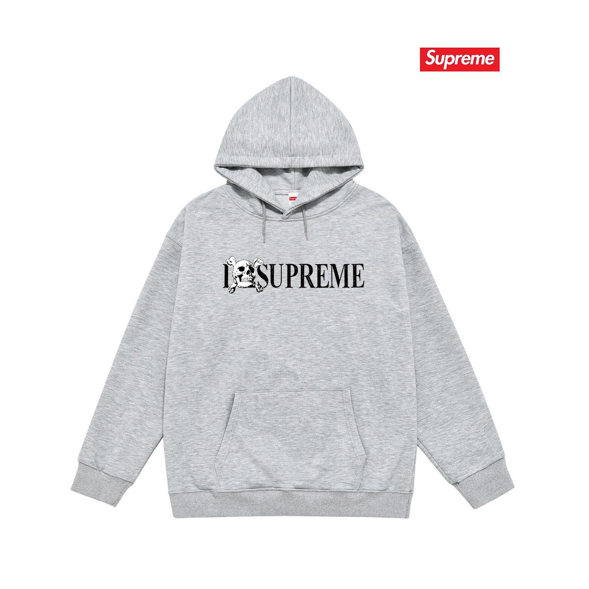 Cross border high version trendy brand Supreme letter printed hooded sweatshirt jacket, classic BOX looped hoodie for men and women (36)