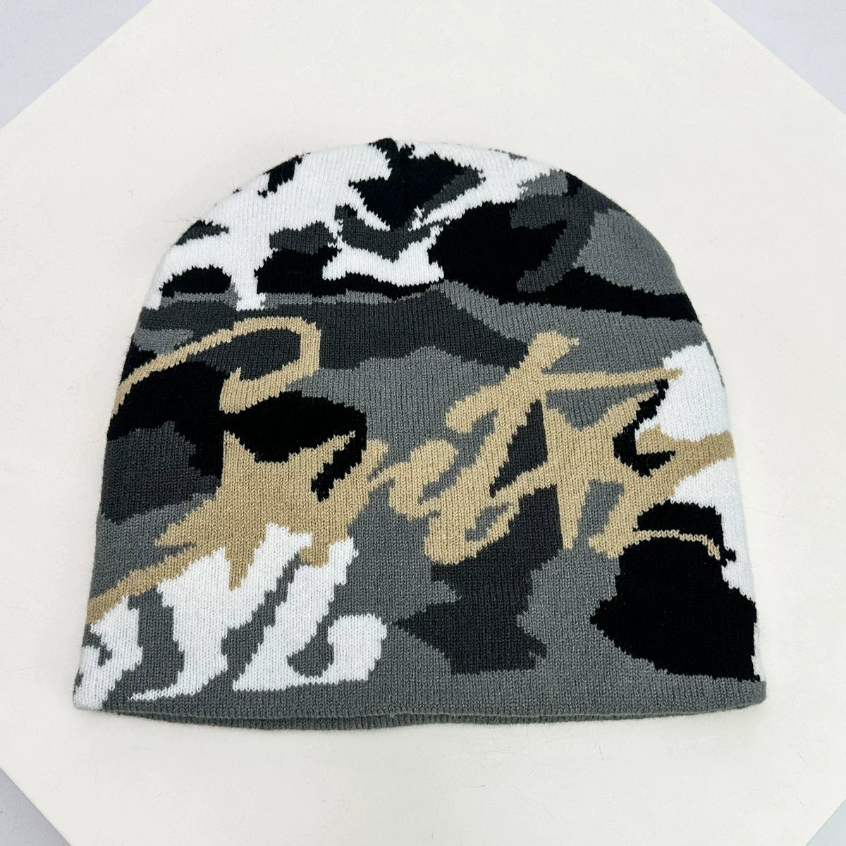 American Hip Hop Street Corteiz Cruise Knitted Hat for Men and Women Warm Rap Personalized Street Dance Ins Hoodie (4)