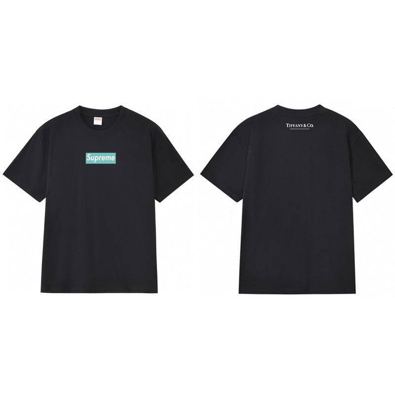 Cross border supply, foreign trade wholesale, trendy brand Supreme, short sleeved American BOX, classic 240g top, T-shirt with half sleeves, 10 (34)