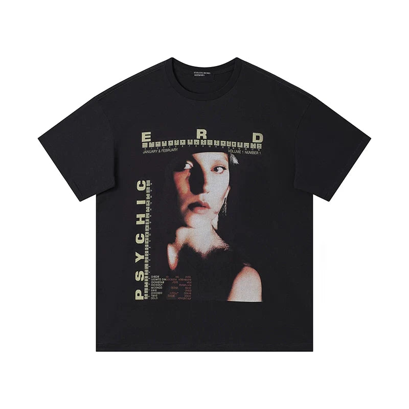 ERD melancholic rich second-generation washed old vtg short sleeved American trendy brand cleanfit heavyweight high street T-shirt for men (41)