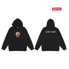 Cross border high version trendy brand Supreme letter printed hooded sweatshirt jacket, classic BOX looped hoodie for men and women (61)