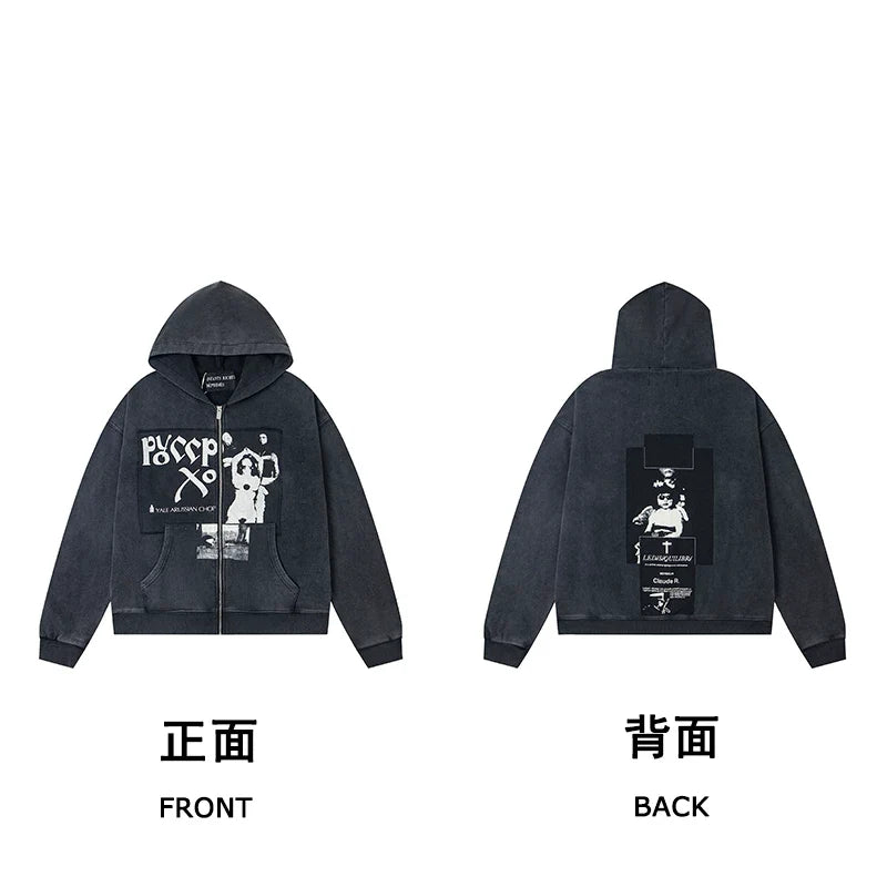 Erd hooded sweatshirt melancholic rich second-generation versatile loose hoodie trendy ins autumn/winter 2025 new European and American fashion brand (53)