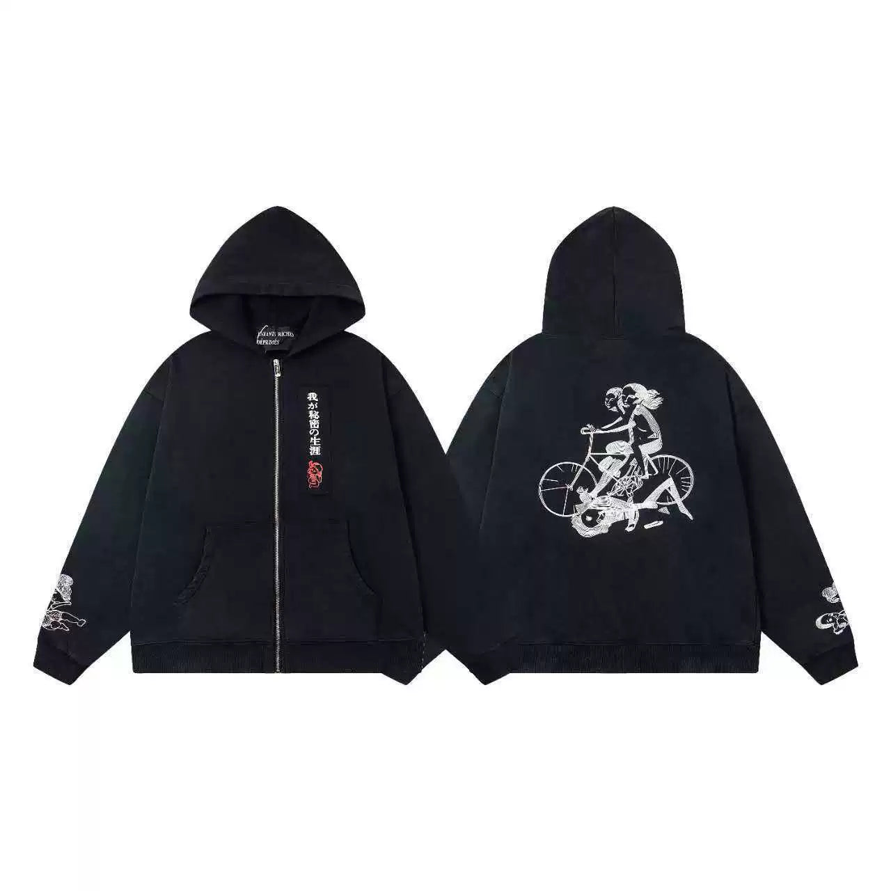 Erd hooded sweatshirt melancholic rich second-generation versatile loose hoodie trendy ins autumn/winter 2025 new European and American fashion brand (47)