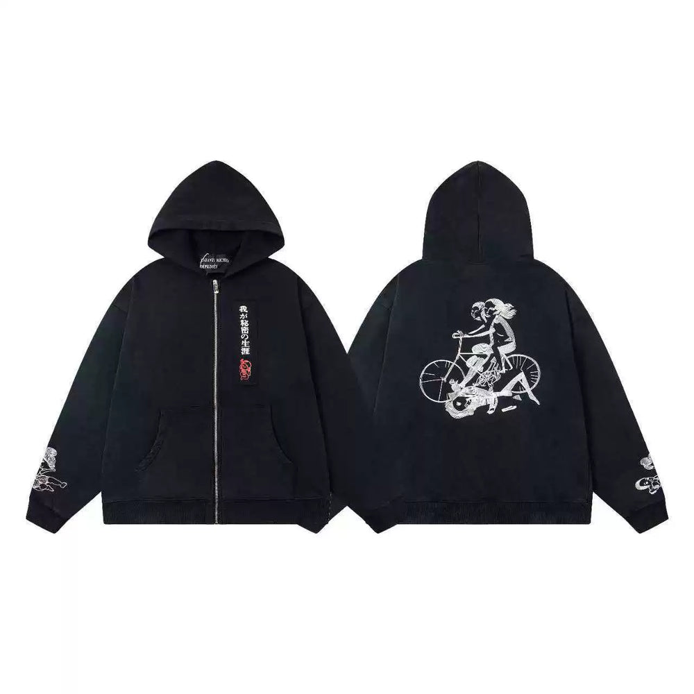 Erd hooded sweatshirt melancholic rich second-generation versatile loose hoodie trendy ins autumn/winter 2025 new European and American fashion brand (47)