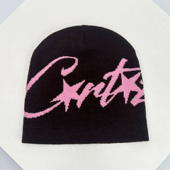 American Hip Hop Street Corteiz Cruise Knitted Hat for Men and Women Warm Rap Personalized Street Dance Ins Hoodie (2)