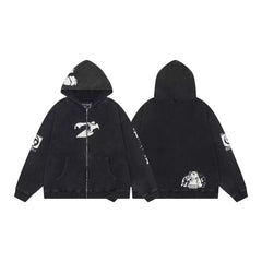 Erd hooded sweatshirt melancholic rich second-generation versatile loose hoodie trendy ins autumn/winter 2025 new European and American fashion brand (35)