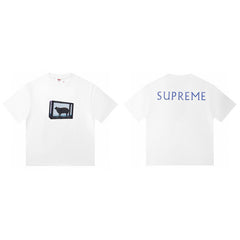 Cross border supply, foreign trade wholesale, trendy brand Supreme, short sleeved American BOX, classic 240g top, T-shirt with half sleeves, 10 (13)