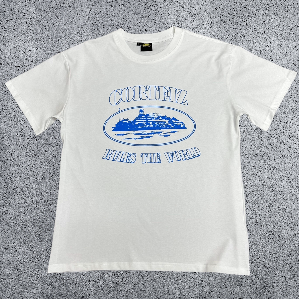 CORTEIZ Devil's Island Short sleeved Cotton Round Neck Printed American Street Loose T-shirt 2024 Spring New INS Trendy Brand (5)