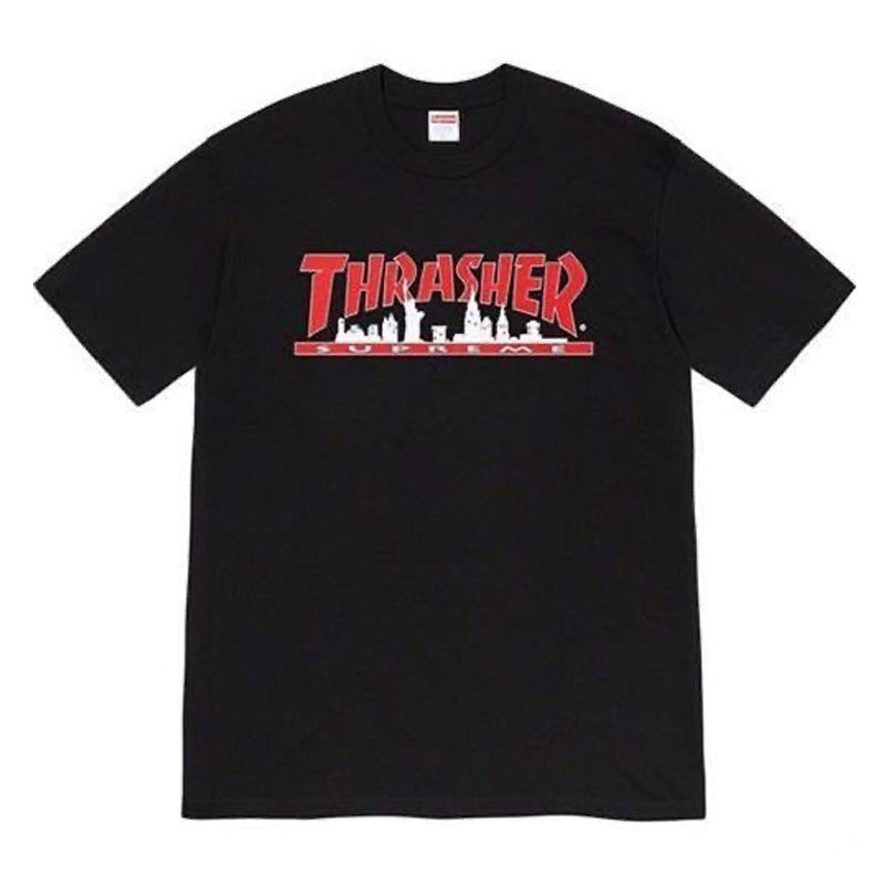 Cross border supply, foreign trade wholesale, trendy brand Supreme, short sleeved American BOX, classic 240g top, T-shirt with half sleeves, 10 (26)