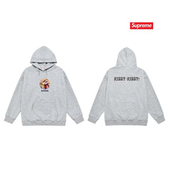 Cross border high version trendy brand Supreme letter printed hooded sweatshirt jacket, classic BOX looped hoodie for men and women (63)