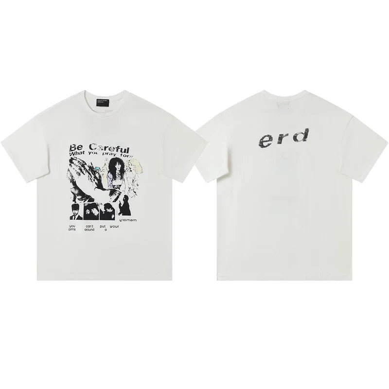 ERD melancholic rich second-generation washed old vtg short sleeved American trendy brand cleanfit heavyweight high street T-shirt for men (50)