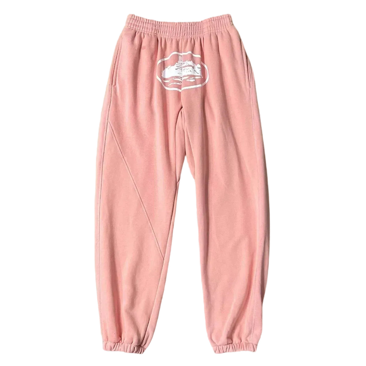Corteiz Alcatraz Island Heavyweight Sweatpants pink