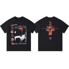 ERD melancholic rich second-generation washed old vtg short sleeved American trendy brand cleanfit heavyweight high street T-shirt for men (55)