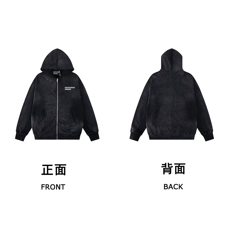 Erd hooded sweatshirt melancholic rich second-generation versatile loose hoodie trendy ins autumn/winter 2025 new European and American fashion brand (57)