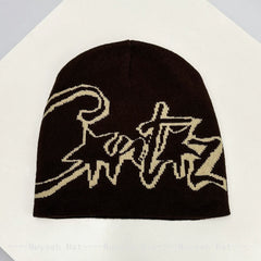 American Hip Hop Street Corteiz Cruise Knitted Hat for Men and Women Warm Rap Personalized Street Dance Ins Hoodie (9)