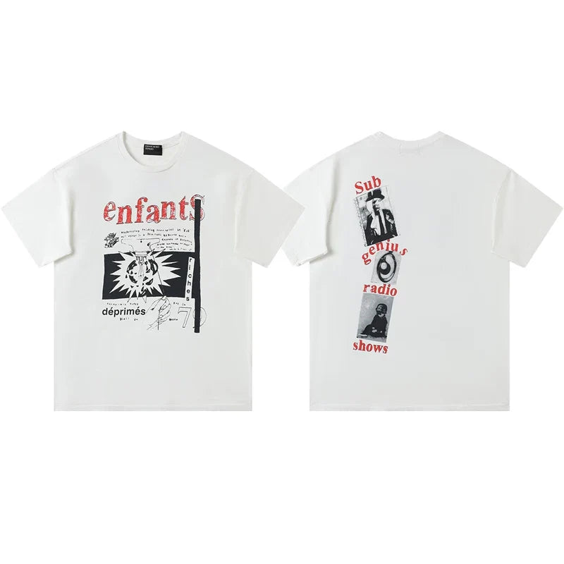 ERD melancholic rich second-generation washed old vtg short sleeved American trendy brand cleanfit heavyweight high street T-shirt for men (61)
