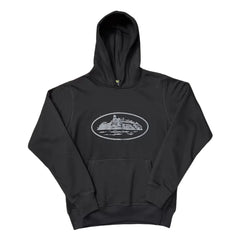 Corteiz Alcatraz Island Heavyweight Hoodie black/grey