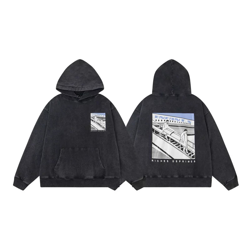 Erd hooded sweatshirt melancholic rich second-generation versatile loose hoodie trendy ins autumn/winter 2025 new European and American fashion brand (21)