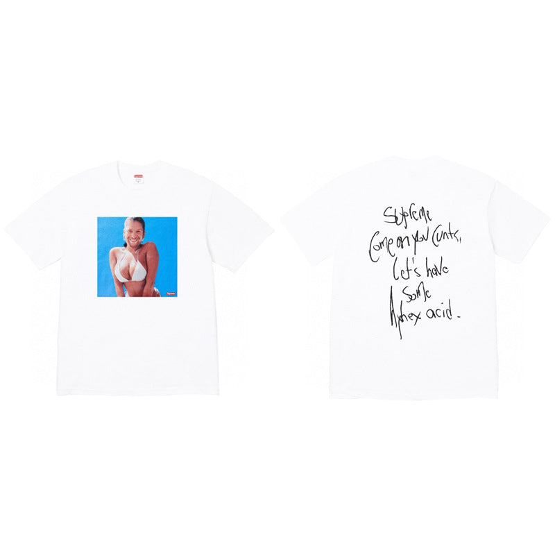 Cross border supply, foreign trade wholesale, trendy brand Supreme, short sleeved American BOX, classic 240g top, T-shirt with half sleeves, 10 (23)