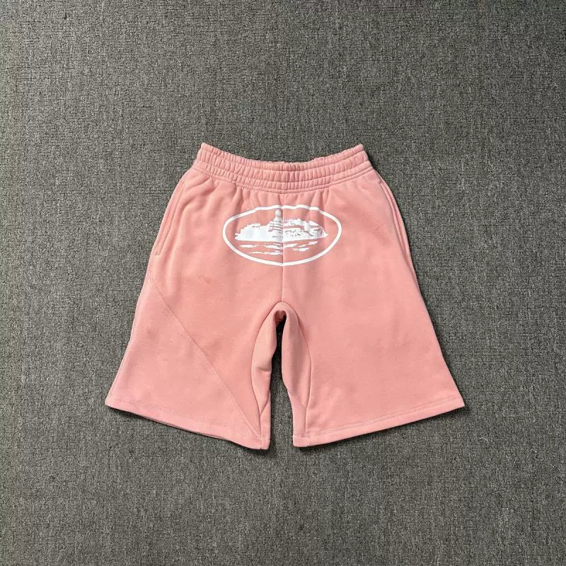 High version CORTEIZ Devil Island printed casual shorts, high street American sports loose men's and women's five quarter pants ins (9)