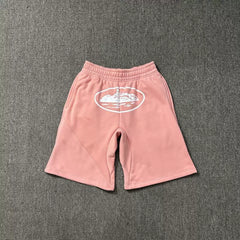 High version CORTEIZ Devil Island printed casual shorts, high street American sports loose men's and women's five quarter pants ins (9)