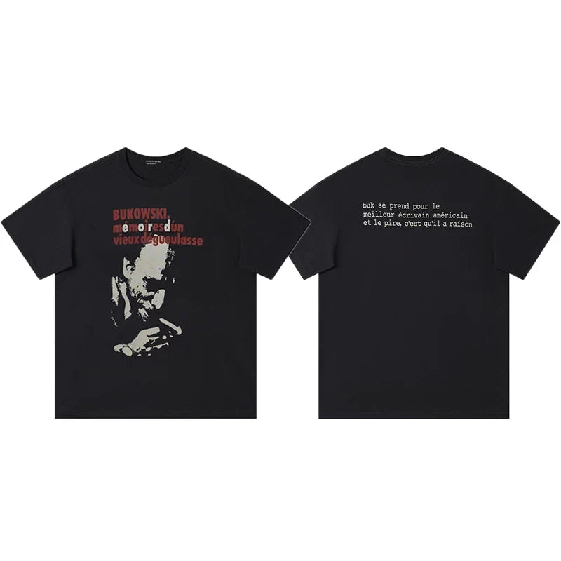ERD melancholic rich second-generation washed old vtg short sleeved American trendy brand cleanfit heavyweight high street T-shirt for men (47)