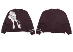 ERD's melancholic second-generation American niche cashmere blend jacket, knitted sweater, round neck men's and women's fashion (2)