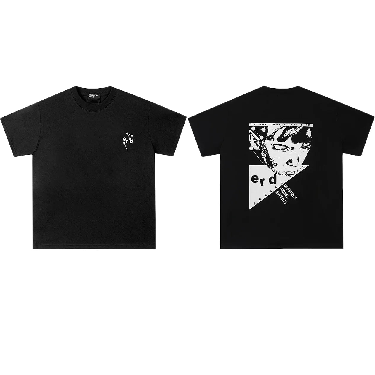 ERD melancholic rich second-generation washed old vtg short sleeved American trendy brand cleanfit heavyweight high street T-shirt for men (54)