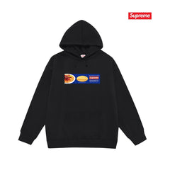 Cross border high version trendy brand Supreme letter printed hooded sweatshirt jacket, classic BOX looped hoodie for men and women (28)