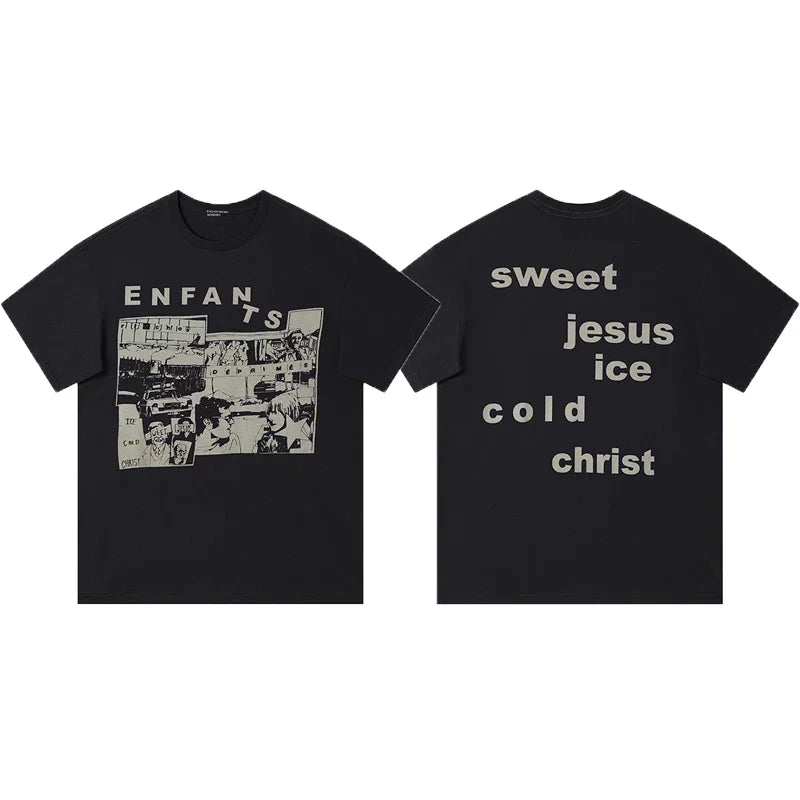 ERD melancholic rich second-generation washed old vtg short sleeved American trendy brand cleanfit heavyweight high street T-shirt for men (53)