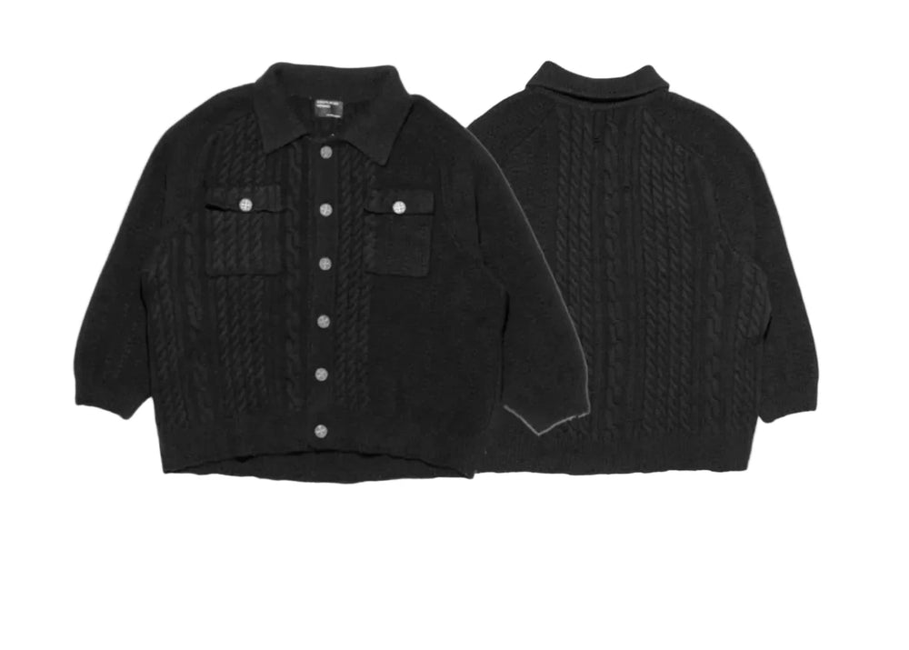 ERD's melancholic second-generation American niche cashmere blend jacket, knitted sweater, round neck men's and women's fashion (4)