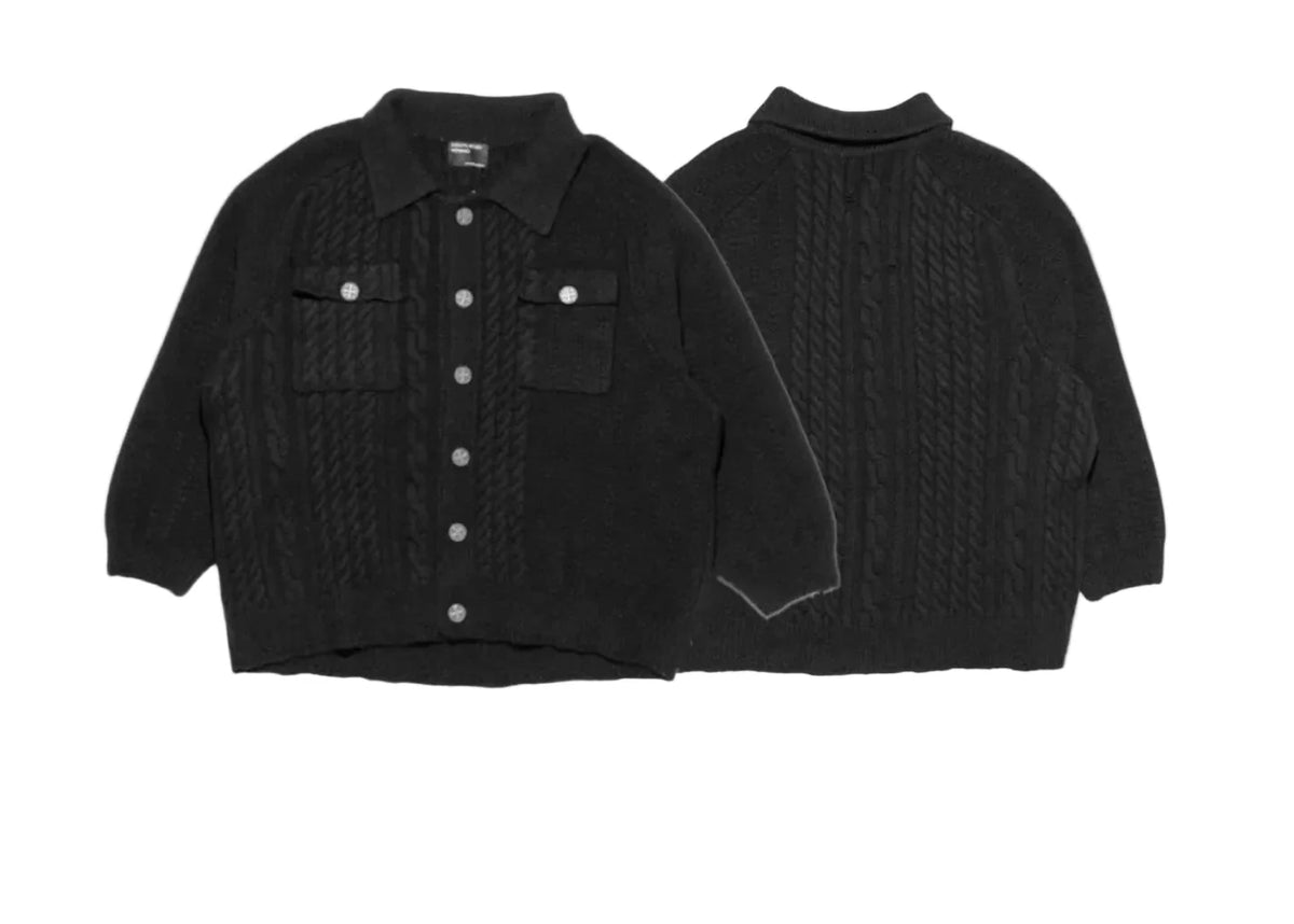 ERD's melancholic second-generation American niche cashmere blend jacket, knitted sweater, round neck men's and women's fashion (4)