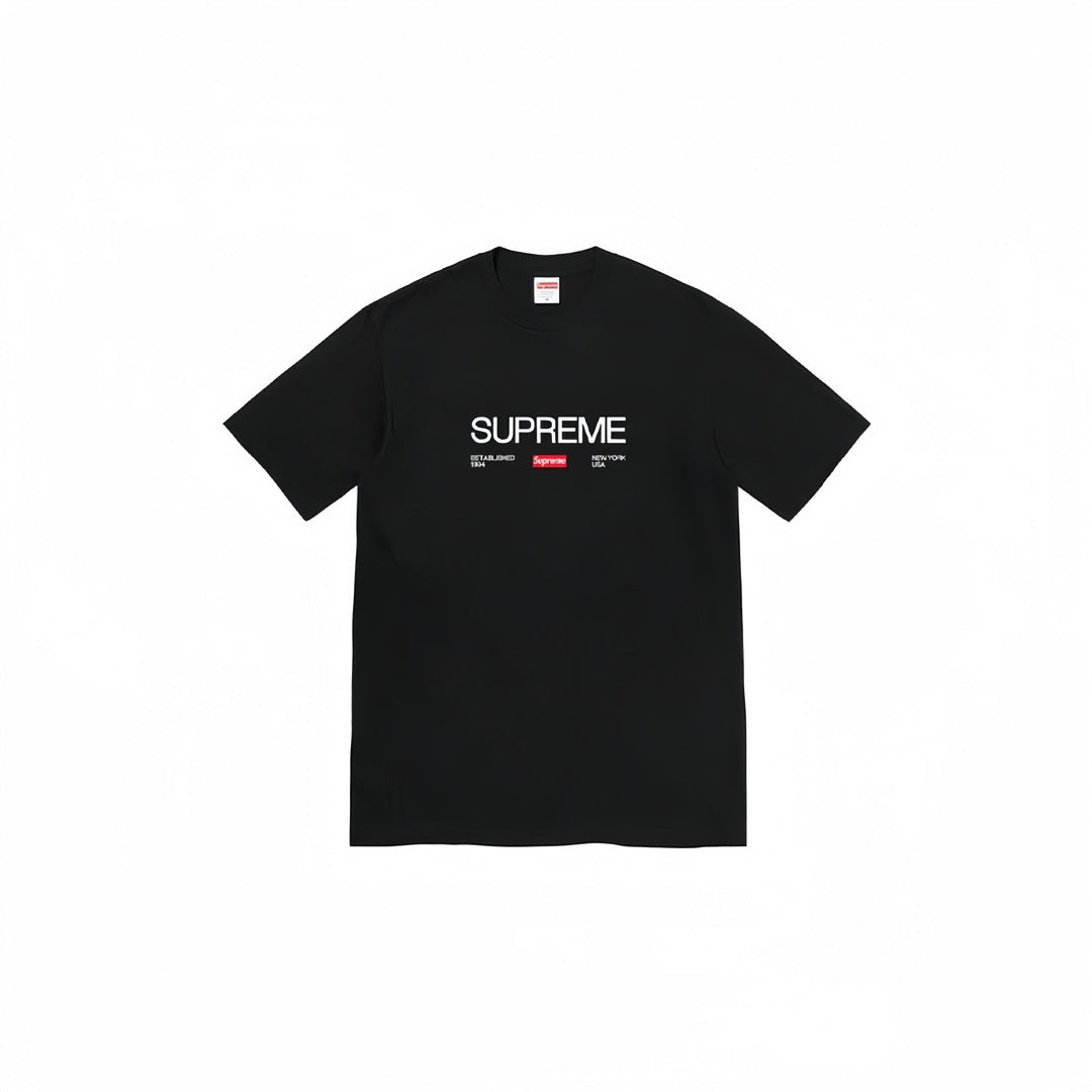Heavy Cross border Trendy Supreme Letter Printed T-shirt BOX Round Neck Short Sleeve Men's and Women's Loose Casual T-shirt Men's and Women's (15)