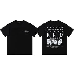 ERD melancholic rich second-generation washed old vtg short sleeved American trendy brand cleanfit heavyweight high street T-shirt for men (57)