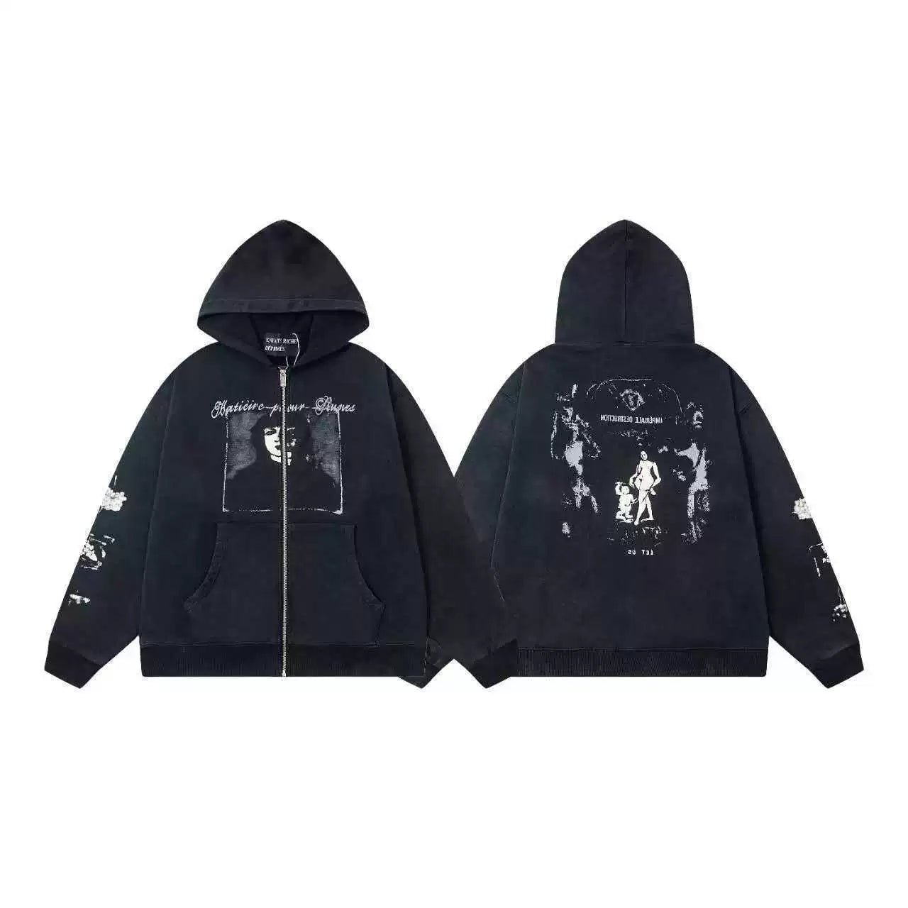 Erd hooded sweatshirt melancholic rich second-generation versatile loose hoodie trendy ins autumn/winter 2025 new European and American fashion brand (50)