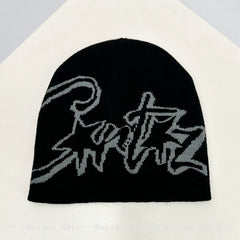 American Hip Hop Street Corteiz Cruise Knitted Hat for Men and Women Warm Rap Personalized Street Dance Ins Hoodie (8)