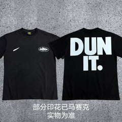 CORTEIZ Devil's Island Short sleeved Cotton Round Neck Printed American Street Loose T-shirt 2024 Spring New INS Trendy Brand (61)