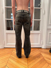 ERD25ss new melancholic second-generation knife cut hole hand-painted distressed jeans and pants in stock