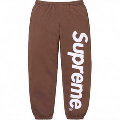 SUPREME Trendy SWEATPANTS Street Street Trendy Men's Loose Velvet Waist Pants Leg Tight Sports Pants Casual (6)