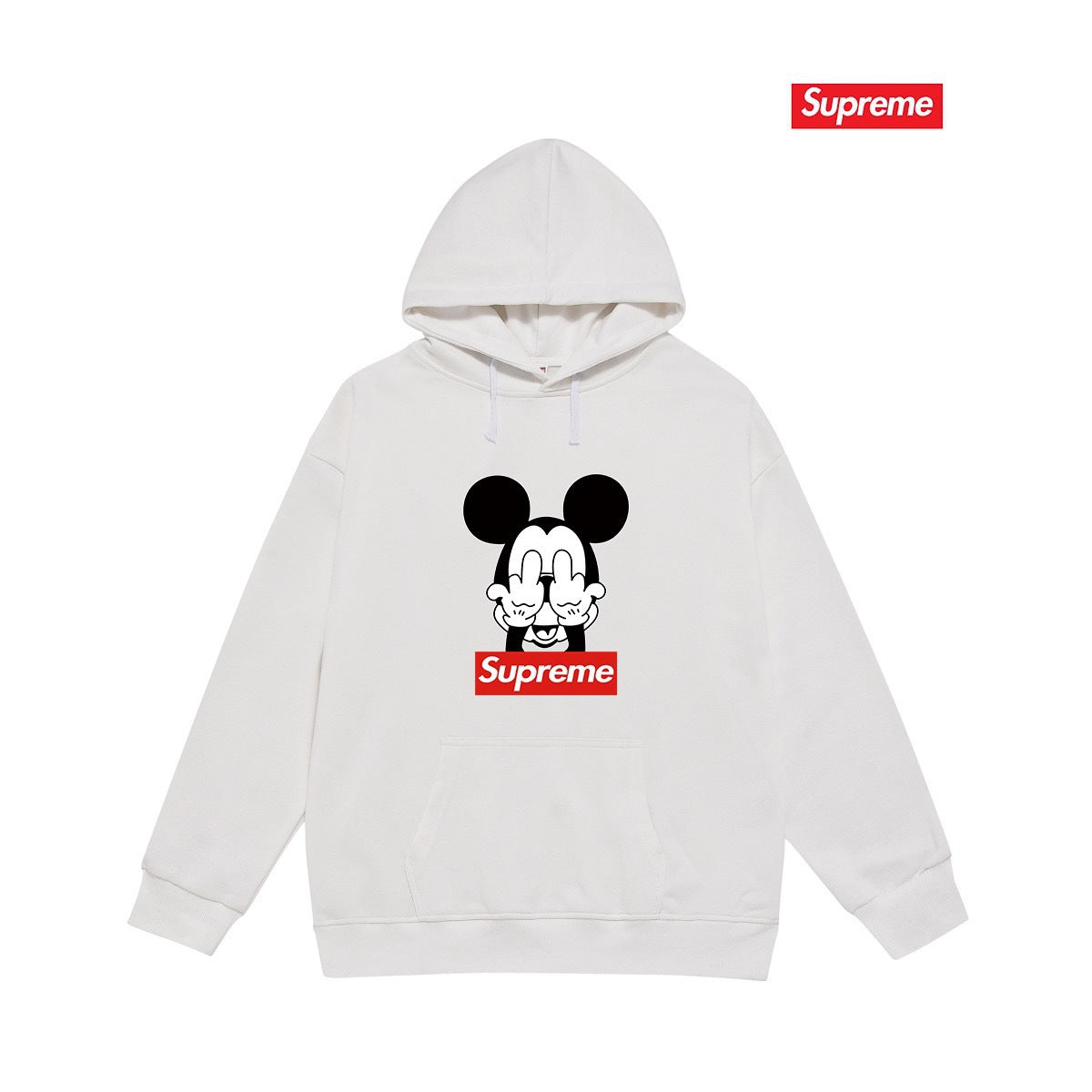Cross border high version trendy brand Supreme letter printed hooded sweatshirt jacket, classic BOX looped hoodie for men and women (11)