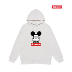 Cross border high version trendy brand Supreme letter printed hooded sweatshirt jacket, classic BOX looped hoodie for men and women (11)