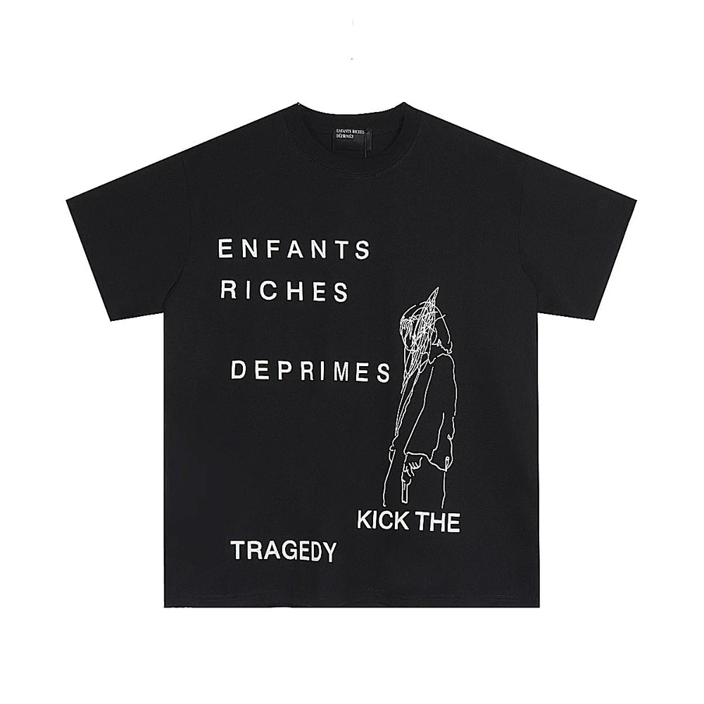 ERD melancholic rich second-generation washed old vtg short sleeved American trendy brand cleanfit heavyweight high street T-shirt for men (77)