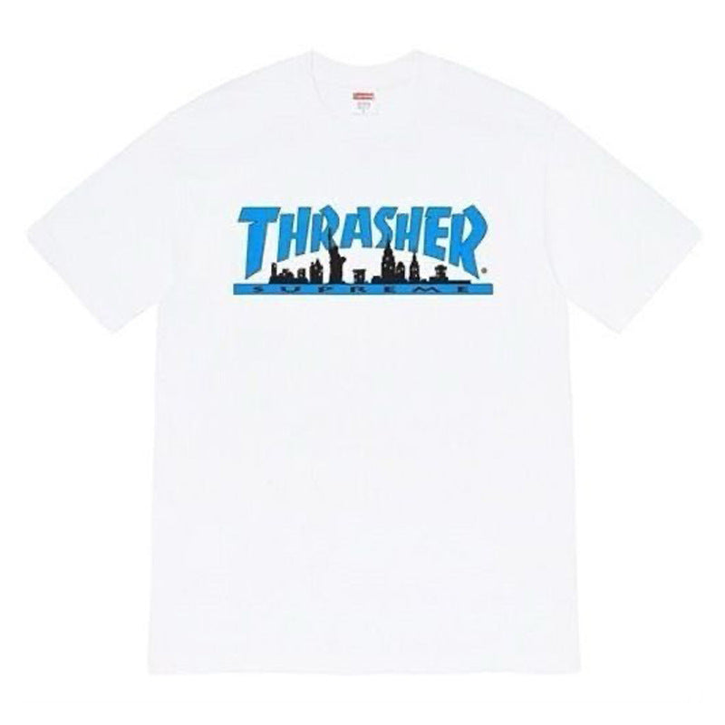 Cross border supply, foreign trade wholesale, trendy brand Supreme, short sleeved American BOX, classic 240g top, T-shirt with half sleeves, 10 (25)