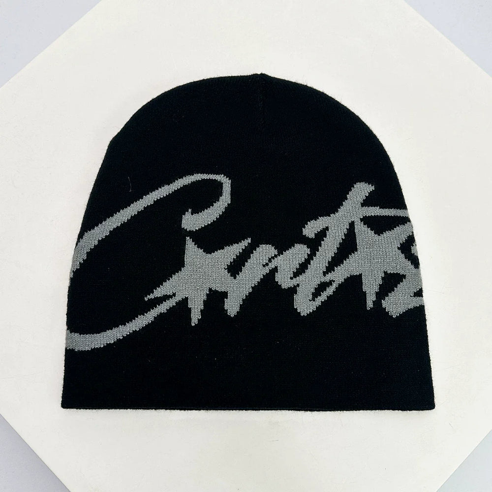 American Hip Hop Street Corteiz Cruise Knitted Hat for Men and Women Warm Rap Personalized Street Dance Ins Hoodie (2)