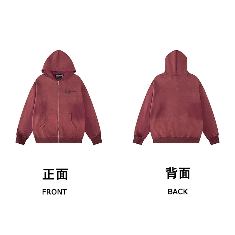 Erd hooded sweatshirt melancholic rich second-generation versatile loose hoodie trendy ins autumn/winter 2025 new European and American fashion brand (59)