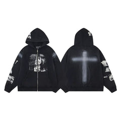 Erd hooded sweatshirt melancholic rich second-generation versatile loose hoodie trendy ins autumn/winter 2025 new European and American fashion brand (44)